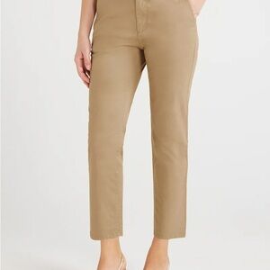 Tan Slim Straight Chino Pants NWT
